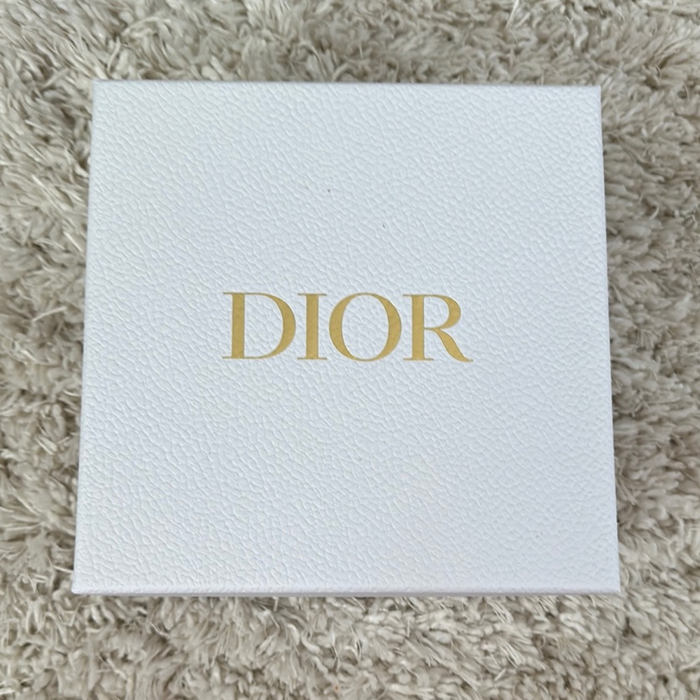 Dior White Box with Gold Logo